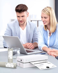 8.5 x 11 US Letter Size Thermal Printing Paper for FT800 (2 Rolls, Total 200 Sheets)