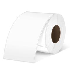 2-5/16" x 4 Direct Thermal Labels, Perforated Shipping Labels, 300 Labels/Roll