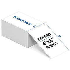 SWIFINT 4"x6" Direct Thermal Shipping Label