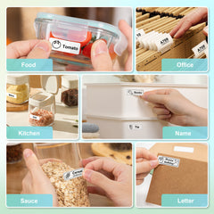 P21 Label Maker Tape,15x40mm (0.59"x1.57"),180 Labels/Roll,White